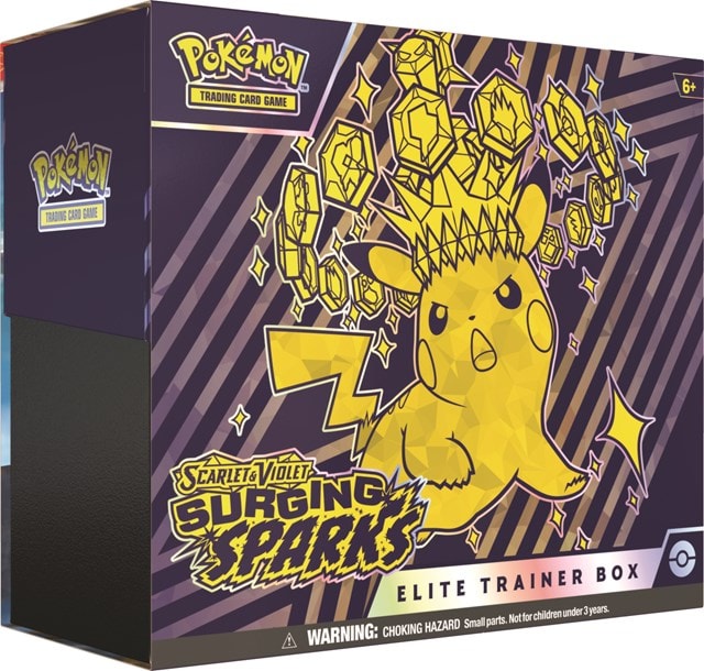 Scarlet & Violet 8 Surging Sparks Elite Trainer Box Pokemon Trading Cards - 8