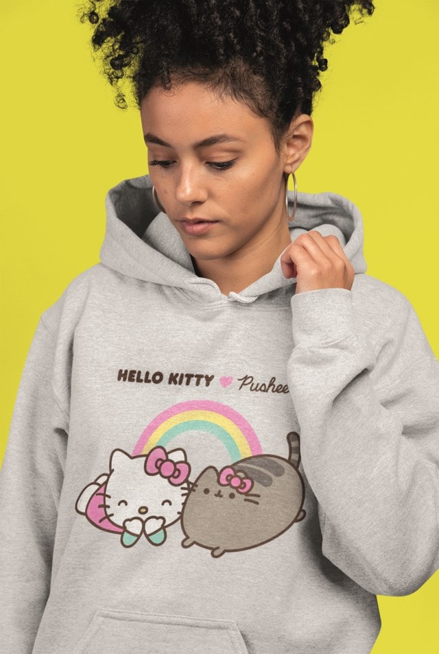 Picnic Pusheen Hello Kitty Hoodie (Large) - 2