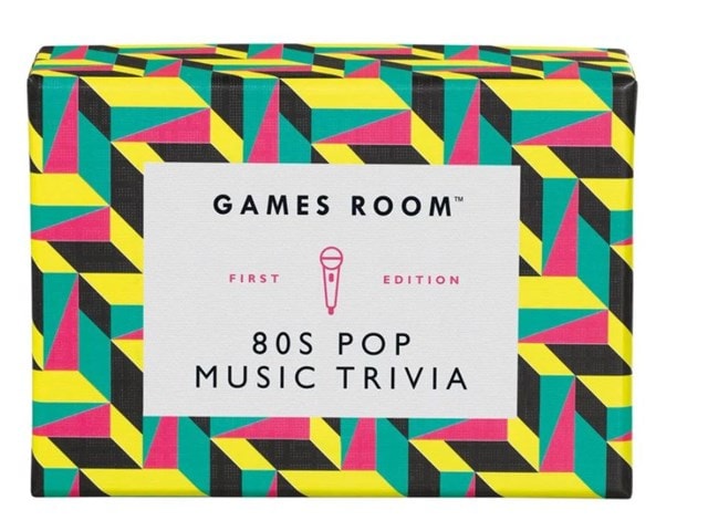 80s Pop Music Trivia Card Game - 1