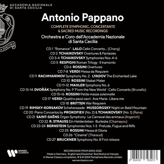 Antonio Pappano: Complete Symphonic, Concertante & Sacred... - 1