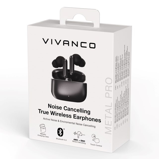 Vivanco Metal Pair Pro Anthracite True Wireless Bluetooth Earphones - 6