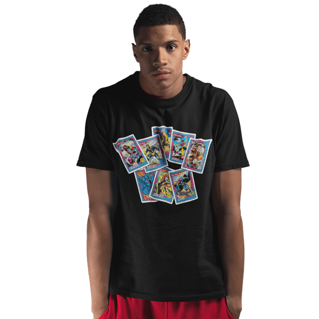 X-Men Trading Cards Marvel Black Tee (Small) - 2