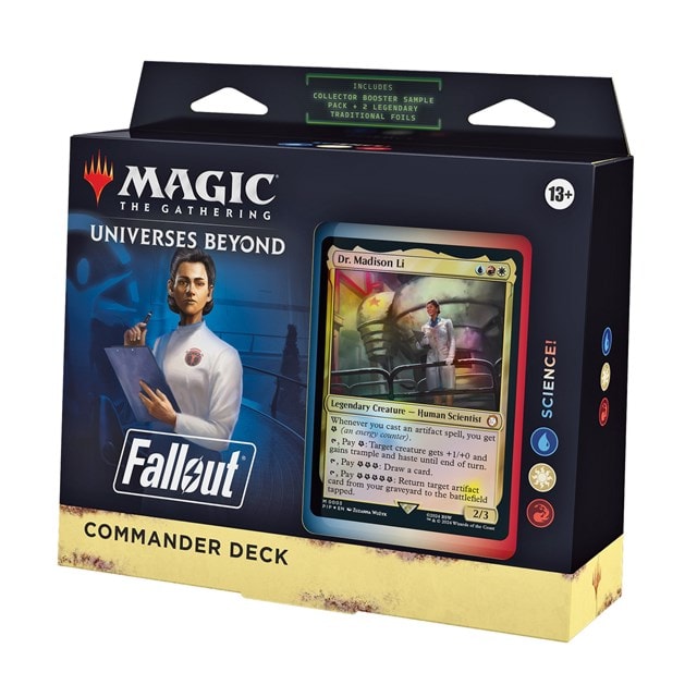 Fallout Commander Deck Science Magic The Gathering Trading Cards - 1
