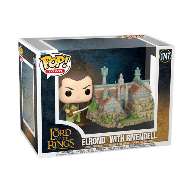 Town Lord Elrond With Rivendell 1747 Lord Of The Rings Funko Pop Vinyl Town - 2