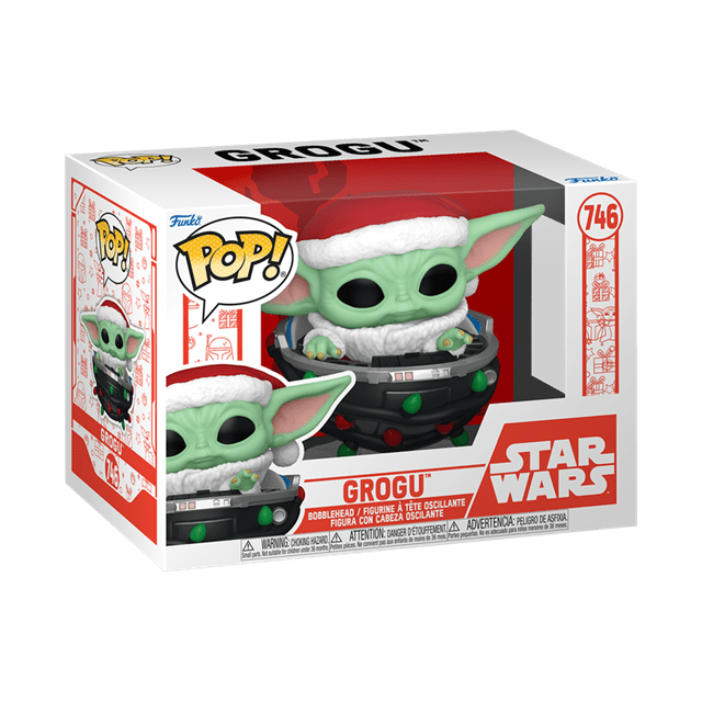 Grogu In Pram 746 Star Wars Mandalorian Holiday Funko Pop Vinyl - 2