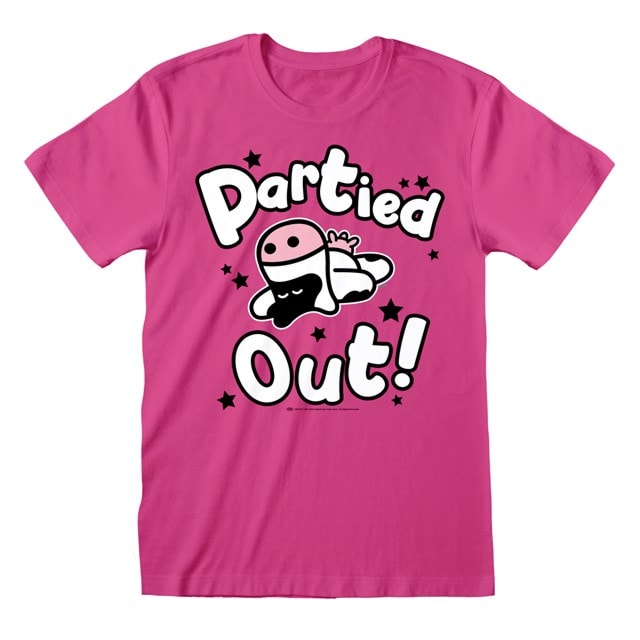 Mad Partied Out Pink Withit Tee (Small) - 1
