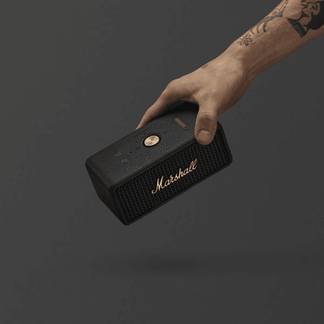 Marshall Emberton III Black/Brass Bluetooth Speaker - 4