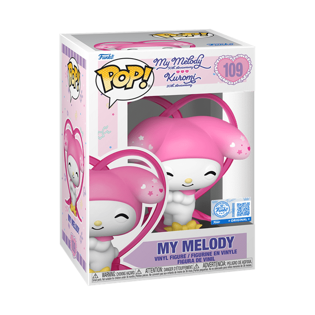My Melody With Ribbon 50th Anniversary 109 Sanrio hmv Exclusive Funko Pop Vinyl - 2