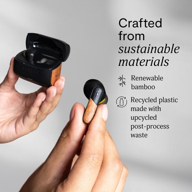 House Of Marley Trenchtown Signature Black Active Noise Cancelling True Wireless Earphones - 8