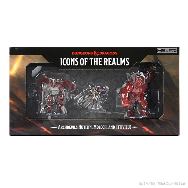 Archdevils - Hutijin, Moloch, Titivilus Dungeons & Dragons Icons Of The Realms Figurines - 5