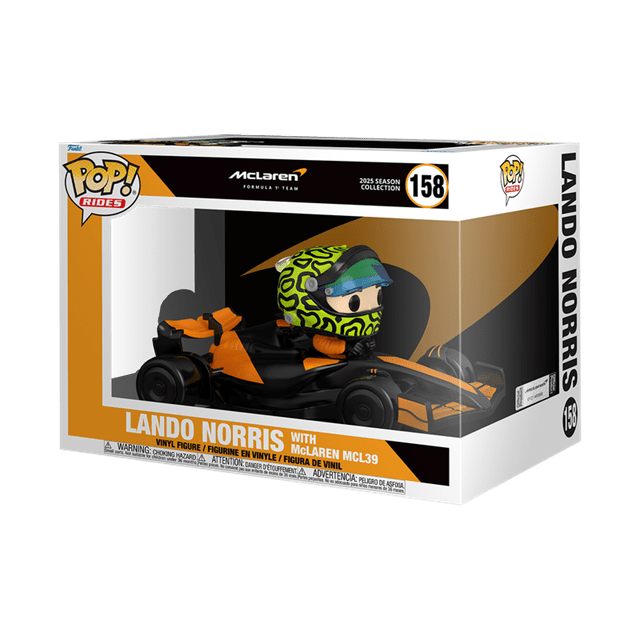Lando Norris with McLaren MCL39 158 McLaren Formula 1 Team Funko Pop Vinyl Ride Super Deluxe - 2