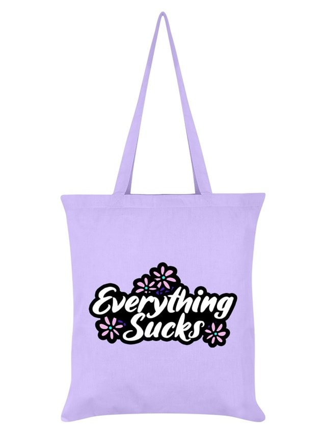Everything Sucks Lilac Tote Bag - 1