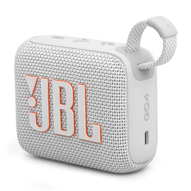 JBL Go 4 White Bluetooth Speaker - 11