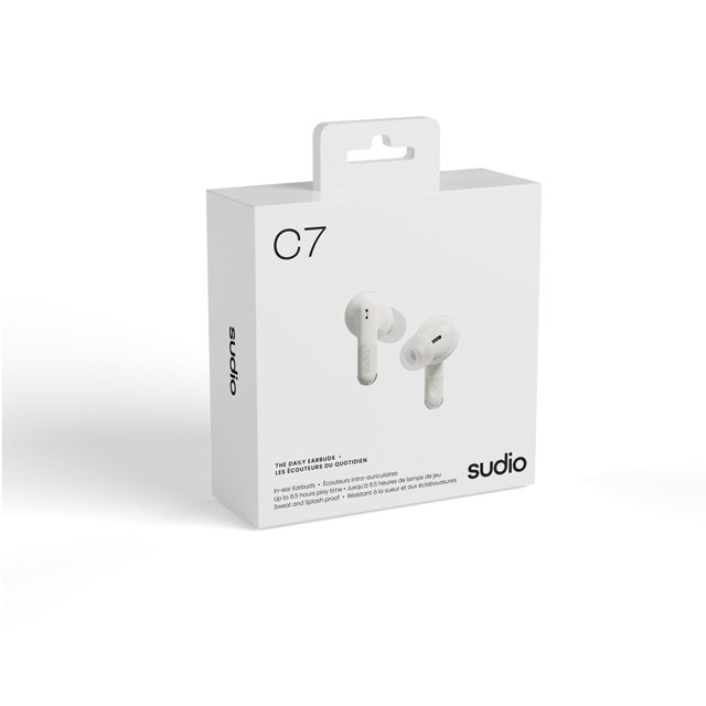 Sudio C7 White True Wireless Bluetooth Earphones - 3