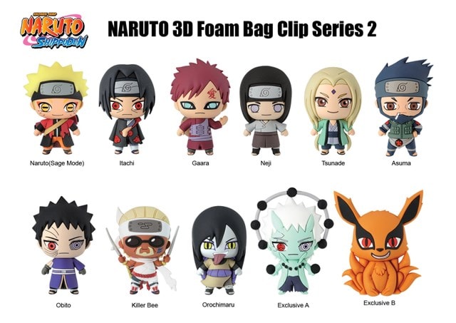 Naruto Series 2 Bag Clips - 2
