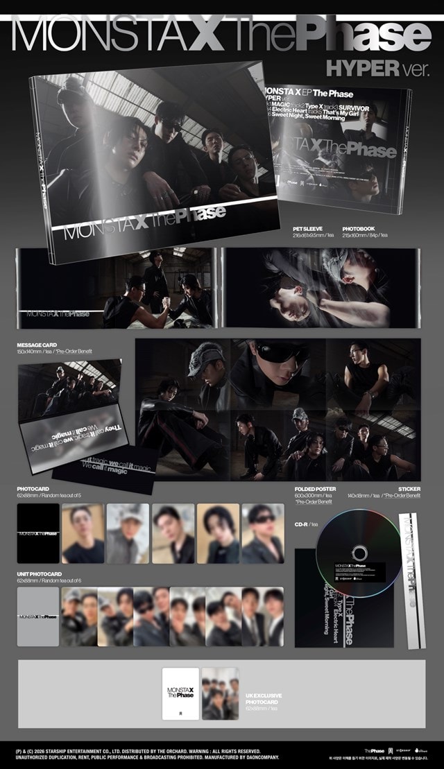 MONSTA X - The Phase (Hyper Ver.) [UK Edition] - 2