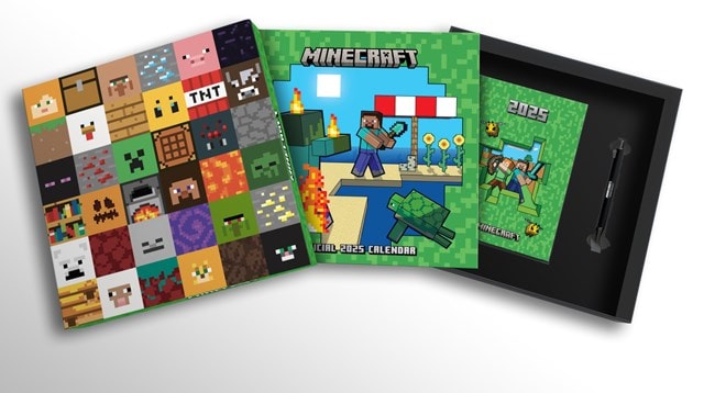 Minecraft 2025 Calendar & Diary Gift Box - 3