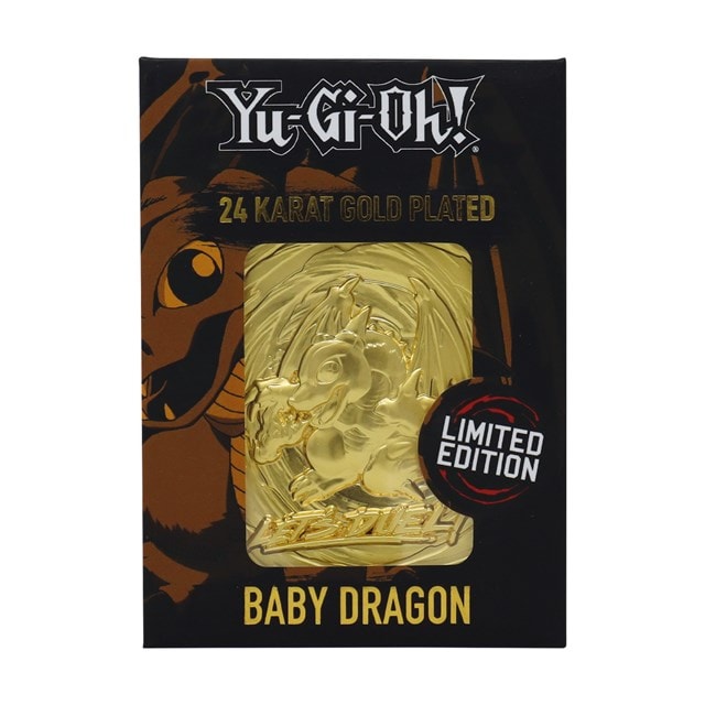 Yu-Gi-Oh! Baby Dragon: 24K Gold Plated Ingot Collectible - 2