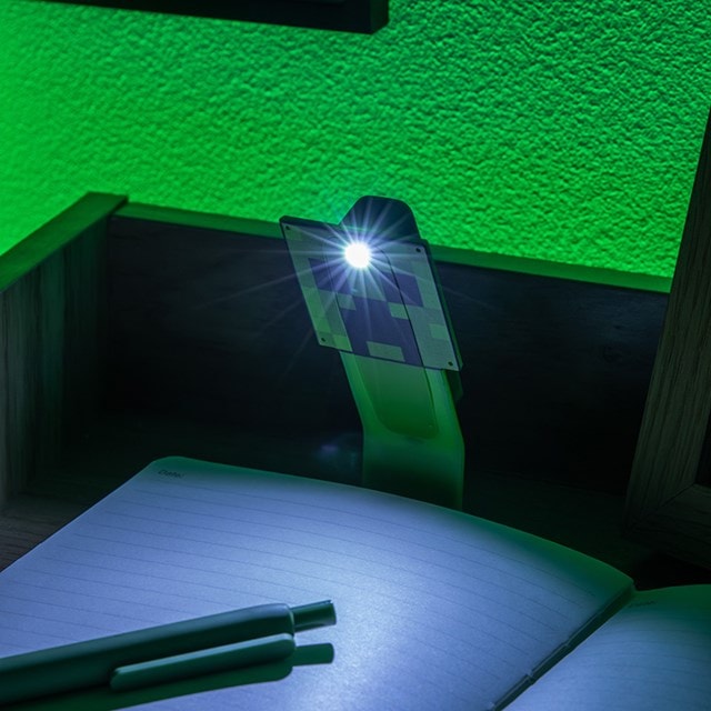 Creeper Minecraft Book Light - 4