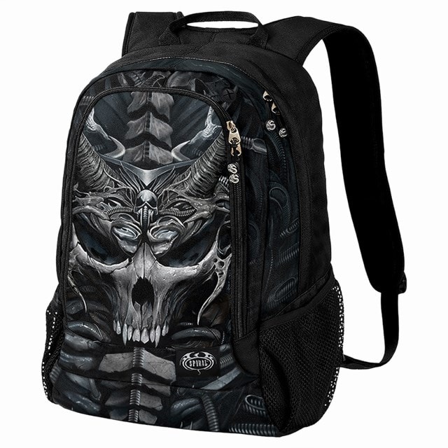 Skull Armour Backpack with Laptop Pocket - 1