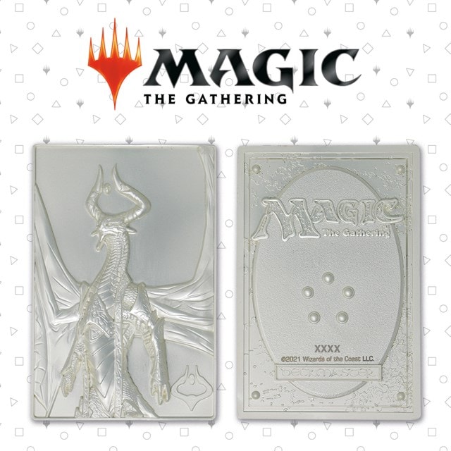 Silver Plated Nicol Bolas Magic The Gathering Limited Edition Collectible - 1