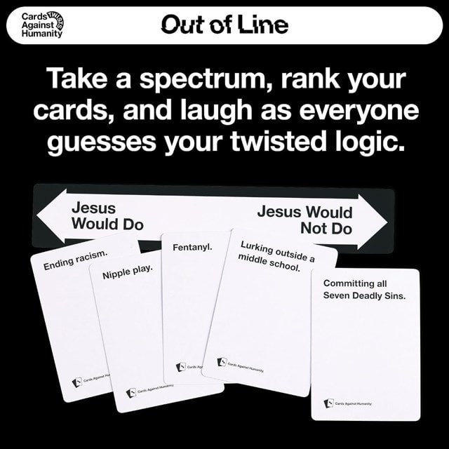 Cards Against Humanity Out Of Line Card Game - 2