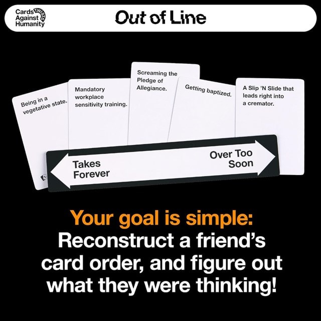 Cards Against Humanity Out Of Line Card Game - 3