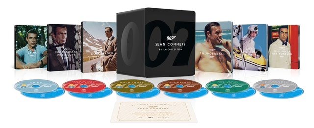 James Bond: Sean Connery 6-Film Collection Steelbook Library Case - 1