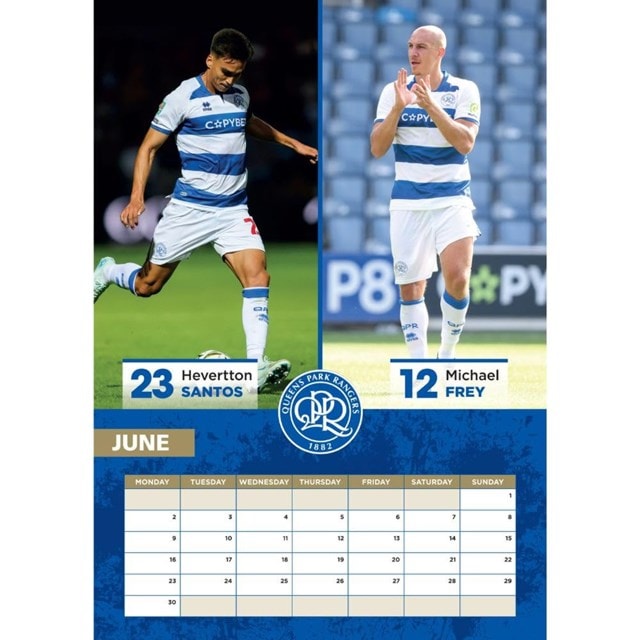 Queens Park Rangers FC 2025 Calendar A3 - 3