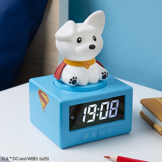 Krypto Superman 2025 Icon Night Light Alarm Clock - 3