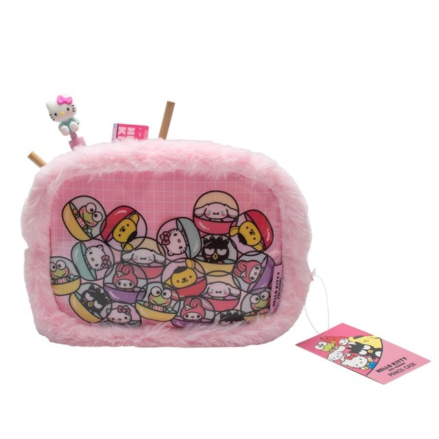 Hello Kitty Plush Pencil Case Stationery - 2