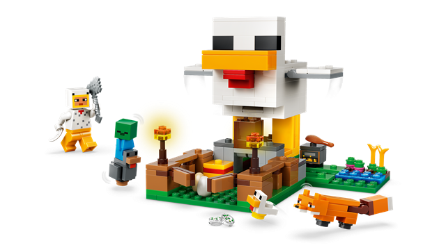 Chicken Farm Minecraft LEGO - 2