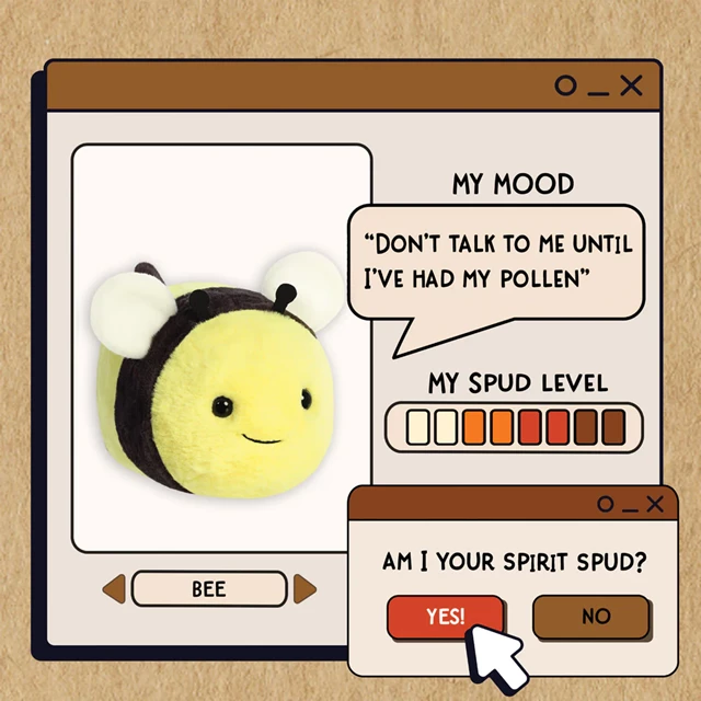 10" Bee Spudsters Plush - 5