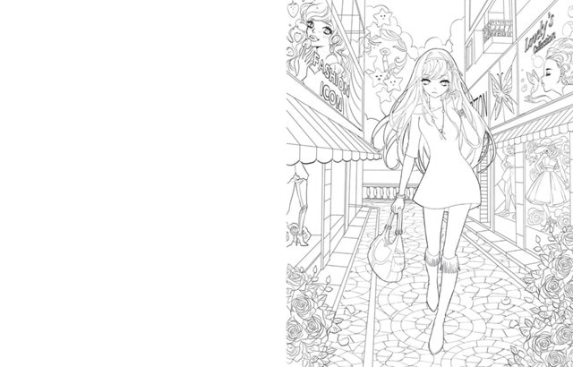 Manga Artists Fashion Colouring Book - 2