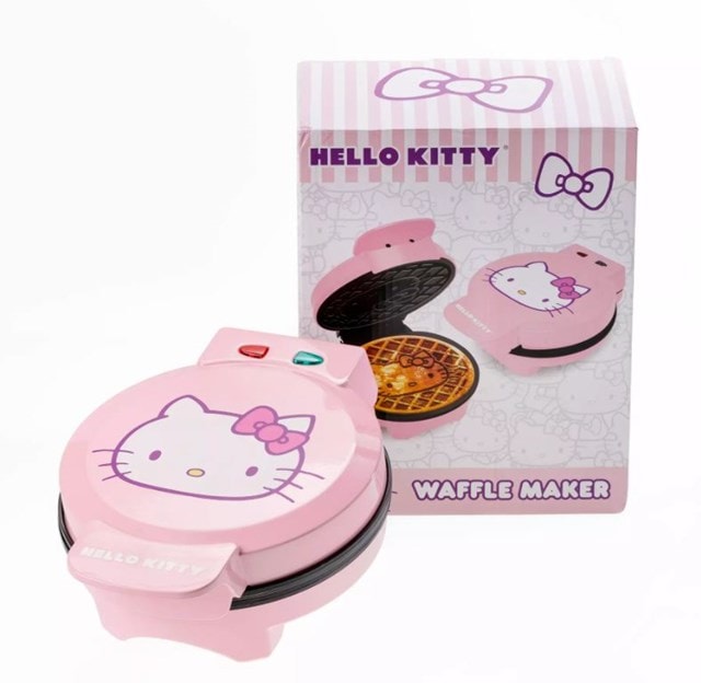 Pink Waffle Maker: Hello Kitty Uncanny Brands - 4