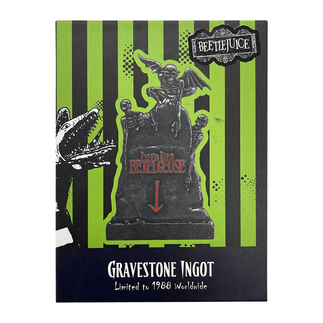 Beetlejuice Limited Edition Gravestone Ingot - 4