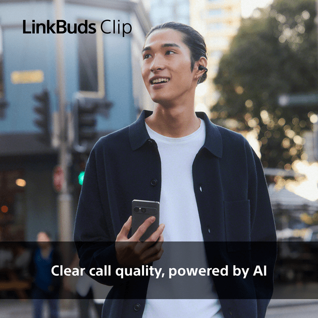 Sony LinkBuds Clip Open Ear Lavender True Wireless Bluetooth Earphones - 8
