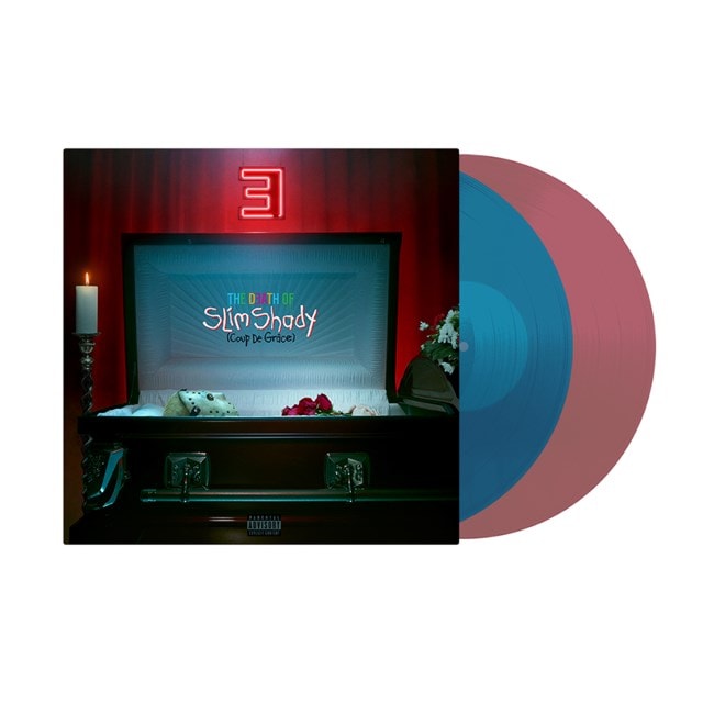 The Death of Slim Shady (Coup De Grace) - Limited Edition Translucent Sea Blue & Ruby Red 2LP - 1