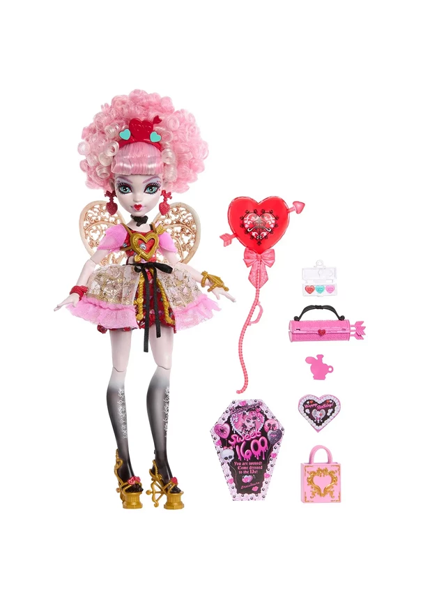 Cupid Asteria Scary Sweet Birthday Monster High Mattel Doll - 2