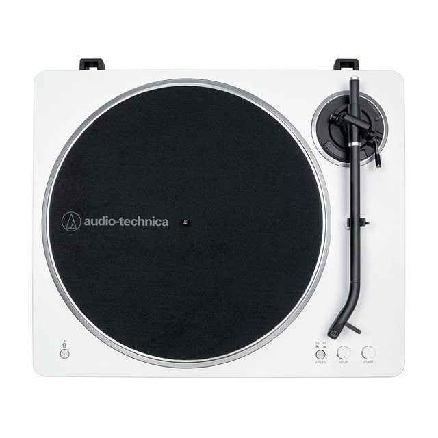 Audio Technica AT-LP70XBT White Bluetooth Turntable - 3