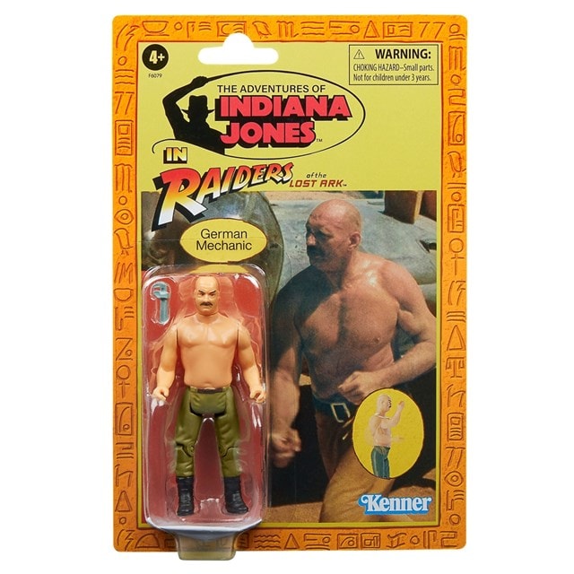 German Mechanic Indiana Jones And The Raiders Of The Lost Ark Retro Collection Action Figure - 5