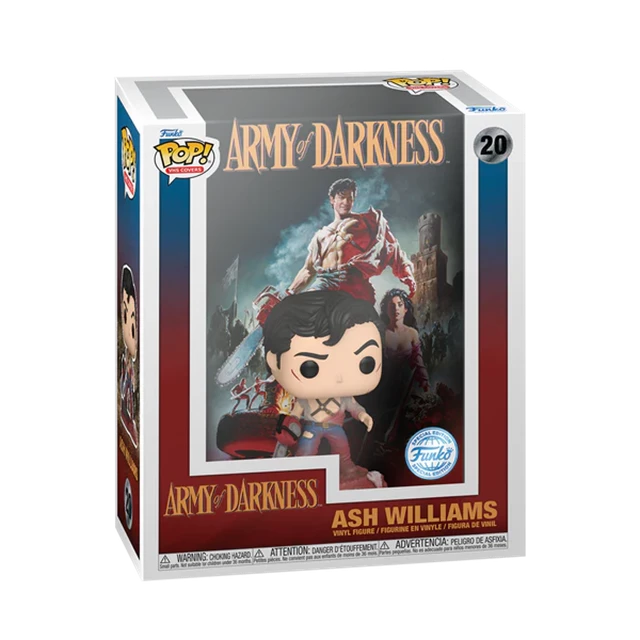 Ash Williams 20 Army of Darkness hmv Exclusive Funko Pop Vinyl DVD Cover - 2