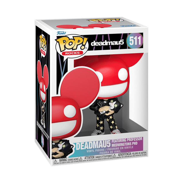 Deadmau5 Featuring Professor Meowington PhD 511 Deadmau5 Funko Pop Vinyl - 2