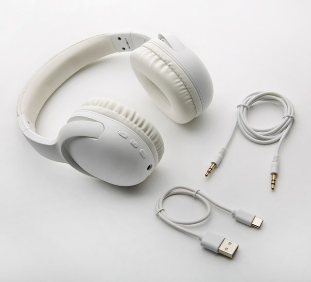 JVC Gumy Coconut White Bluetooth Headphones - 4