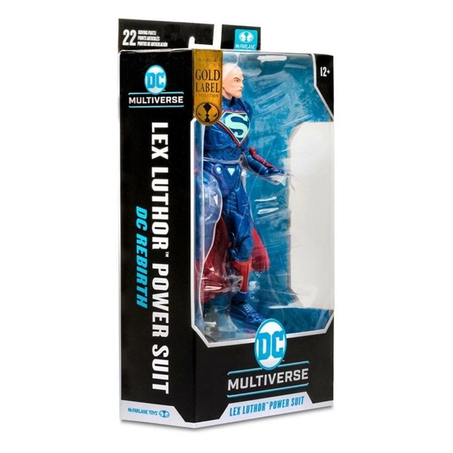 Lex Luthor In Blue Power Suit With Cape Action Figure DC Multiverse - 9