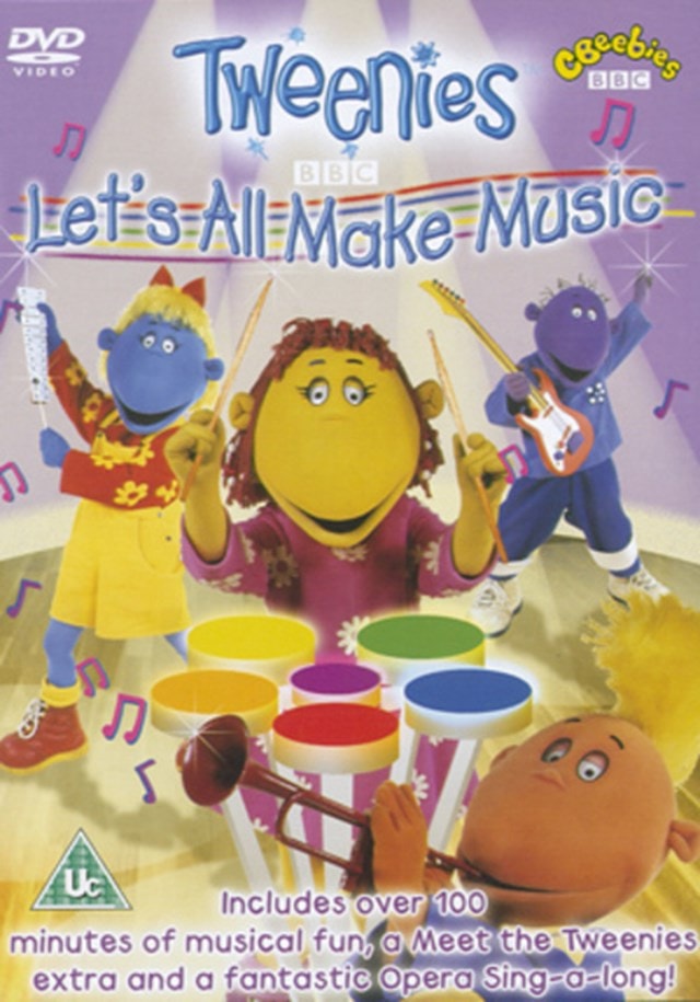 Tweenies Let s All Make Music DVD Free Shipping Over 25 HMV Store