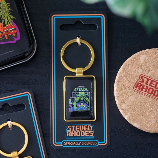 Anxiety Attack Steven Rhodes Keyring - 5