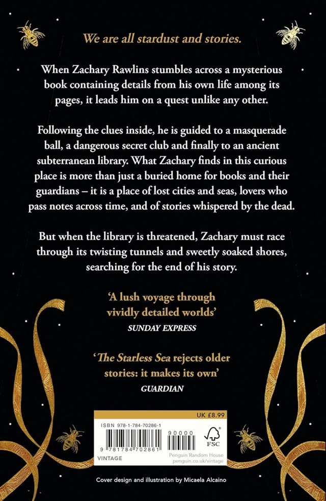 The Starless Sea Paperback By Erin Morgenstern - 2