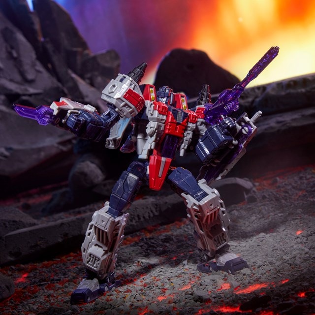 Transformers Legacy United Voyager Class Cybertron Universe Starscream Converting Action Figure - 3