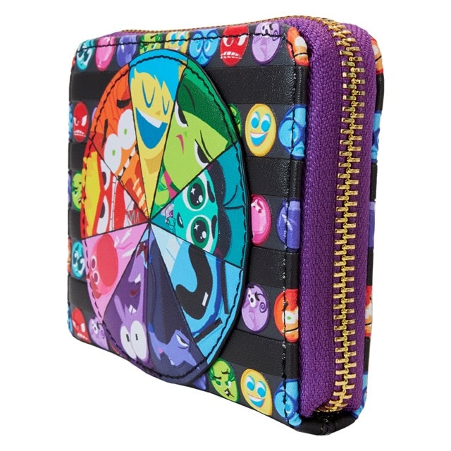 Inside Out 2 Loungefly Disney Core Memories Zip Around Wallet - 2